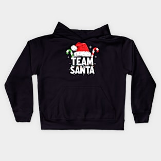 Team Santa Christmas Family Matching Kids Hoodie